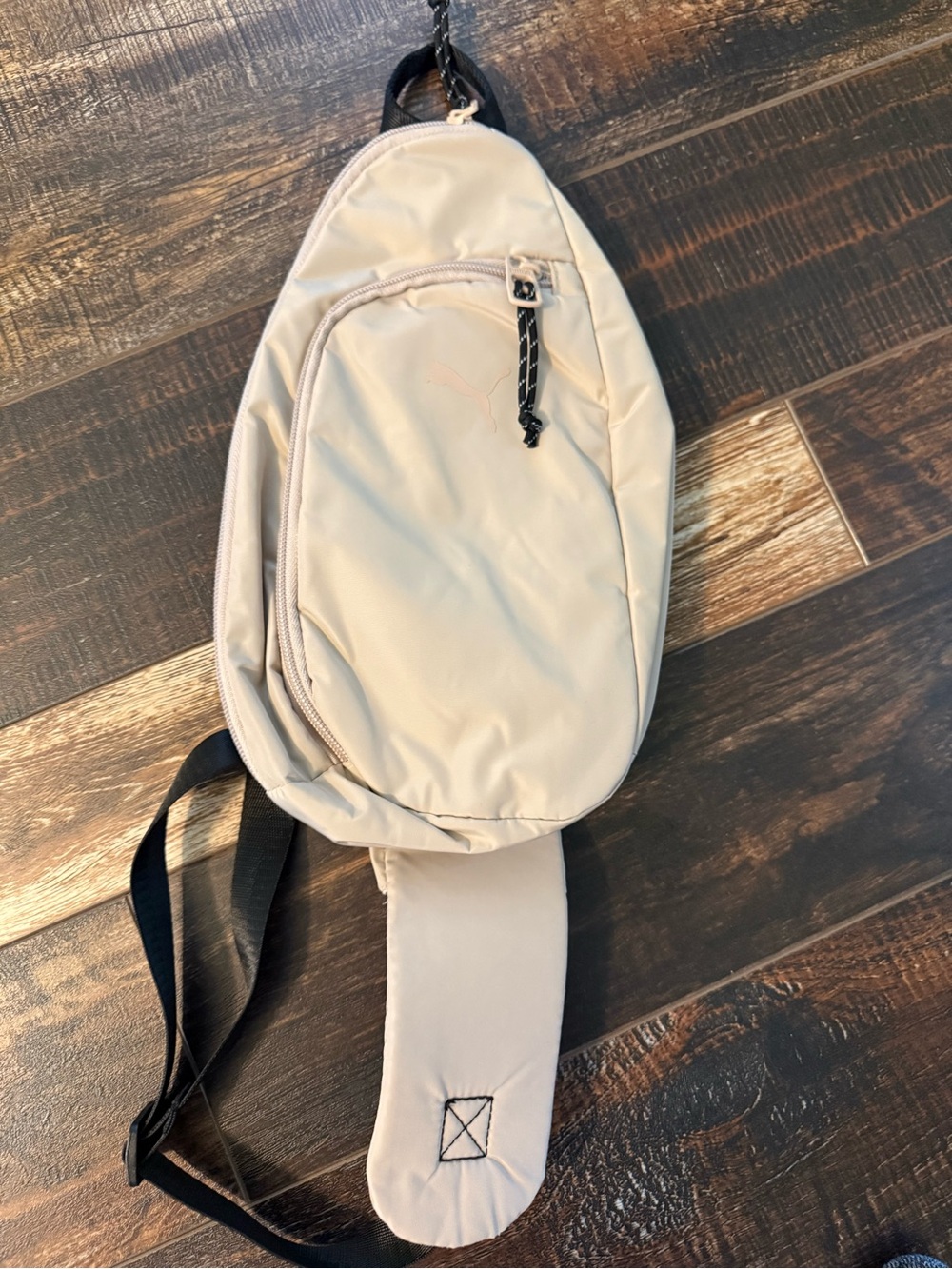Puma Beige Crossbody Sling Bag
